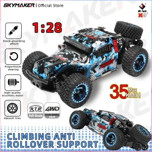 WLtoys RC Car 284161 1:28 Racing Mini 2.4G 30KM/H 4WD Electric High Speed Remote Control Drift Car 1/28 Toys for Children Gifts
