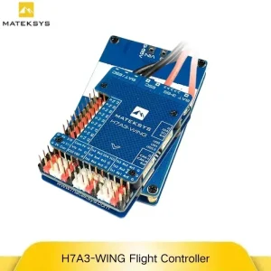 MATEK H7A3-WING Flight Controller, 3-8S F7 FC with OSD & MicroSD, for RC FPV Drone Airplane Fixed-Wing Multirotor