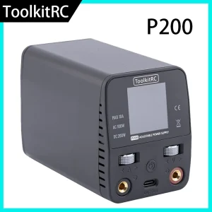 Future Flight ToolkitRC P200 V2 AC100W DC200W 65W Mini Desktop Fast Charger IPS LCD Wide-angle Display Type-C Protocol