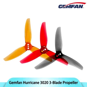2Pairs Gemfan Hurricane 3020 3-Blade 3 Hole PC Propeller 1.5mm 2mm For RC FPV Racing Freestyle 3inch Toothpick Cinewhoop Ducted