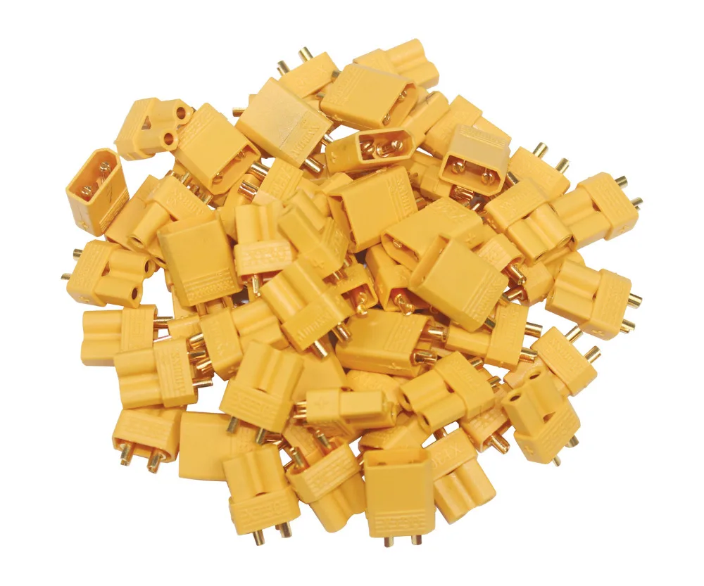 10pcs Amass XT30U Male Female Bullet Connector Plug the Upgrade XT30 For RC FPV Lipo Battery RC Quadcopter (5 Pair) - Image 5