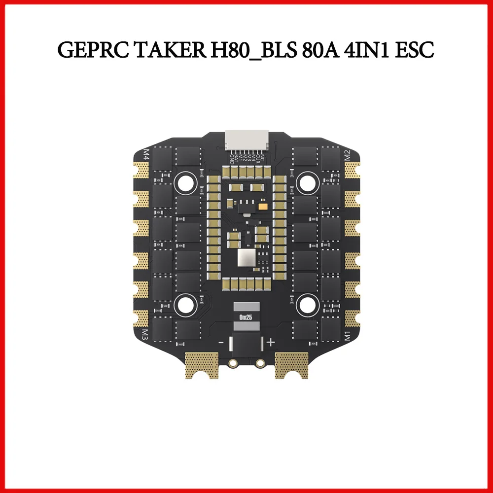 GEPRC TAKER H743 BT 8Bit 80A Stack with 5V 3A+12V 2.5A Dual Independent BEC for FPV Drone Assembly Accessories for Air Unit - Image 4