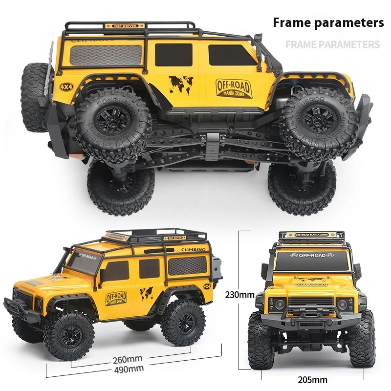 HB ZP1005/ZP1007 Remote Control Car 2.4G 4WD Rc Car All-terrain 15km/h 1:10 Off-road Monster Truck Toy For Boys Kids Gift - Image 6