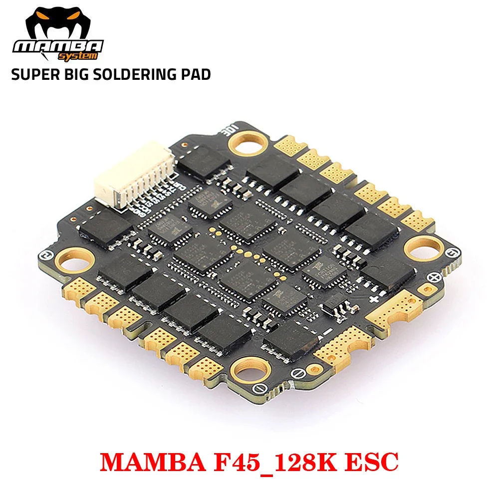 DIATONE MAMBA F45/ F55/ F65_128K BLHeli_32 4in1 ESC Dshot 300-600-1200 Installation 30.5mm/M3 4-6S For RC FPV Racing Drone - Image 2
