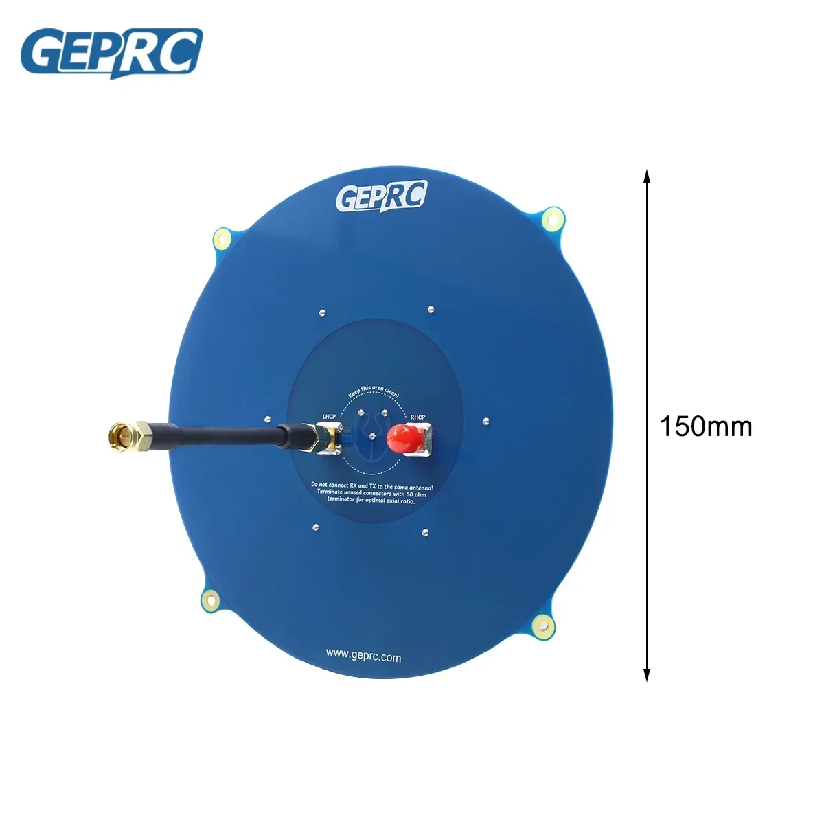 GEPRC Triple Feed Array 5.8G 14DBI Circular Polarized FPV Antenna Compatible RHCP LHCP for RC Drone FPV Long Range VTX Goggle - Image 2