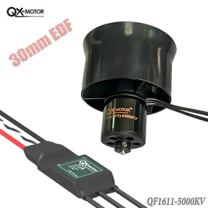 QX-MOTOR 30mm EDF with 14000kv 7000kv 6000kv 5000kv 4000KV Brushless Motor use 40A 20A ESC For Remote Controlled Toys Model Part