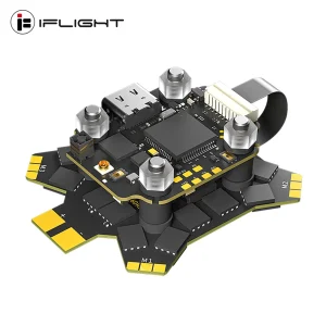 IFlight Borg 5S RX Stack Built-in ELRS 2.4GHz Receiver 12V BEC 16MB Black Box With Borg 60R BL32 ESC 3-8S Lipo for RC FPV Drone