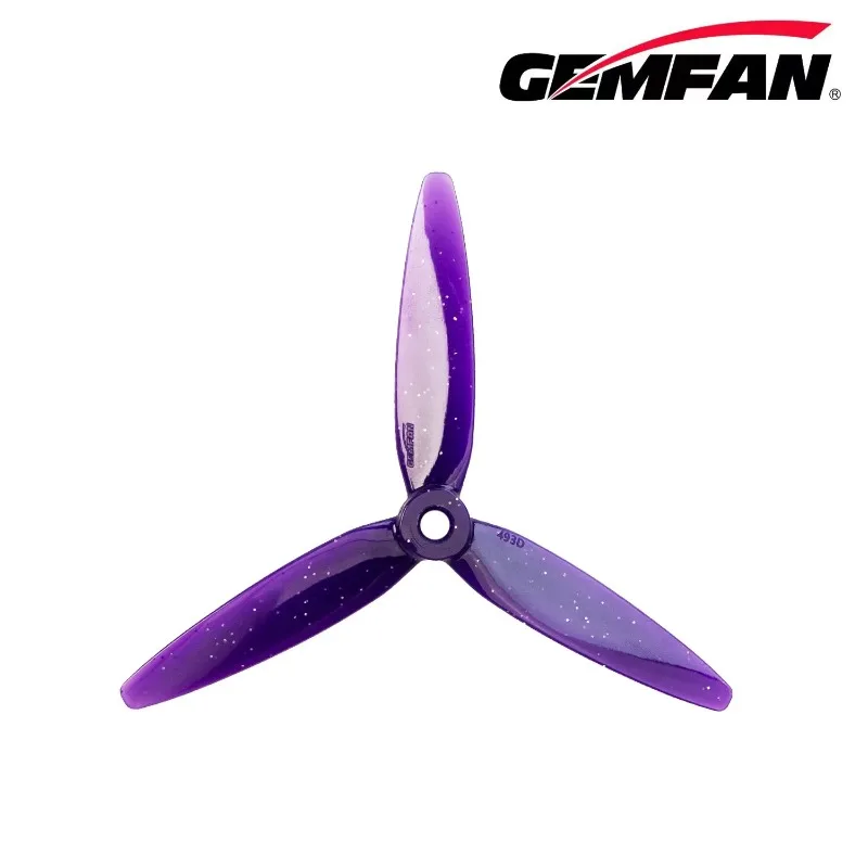 Gemfan 493D Zoe 4.9 inch 3-Blade Propellers 2 Pairs for 2.5-3.5 inch FPV Drone Freestyle Racing RC Quadcopter Prop - Image 3