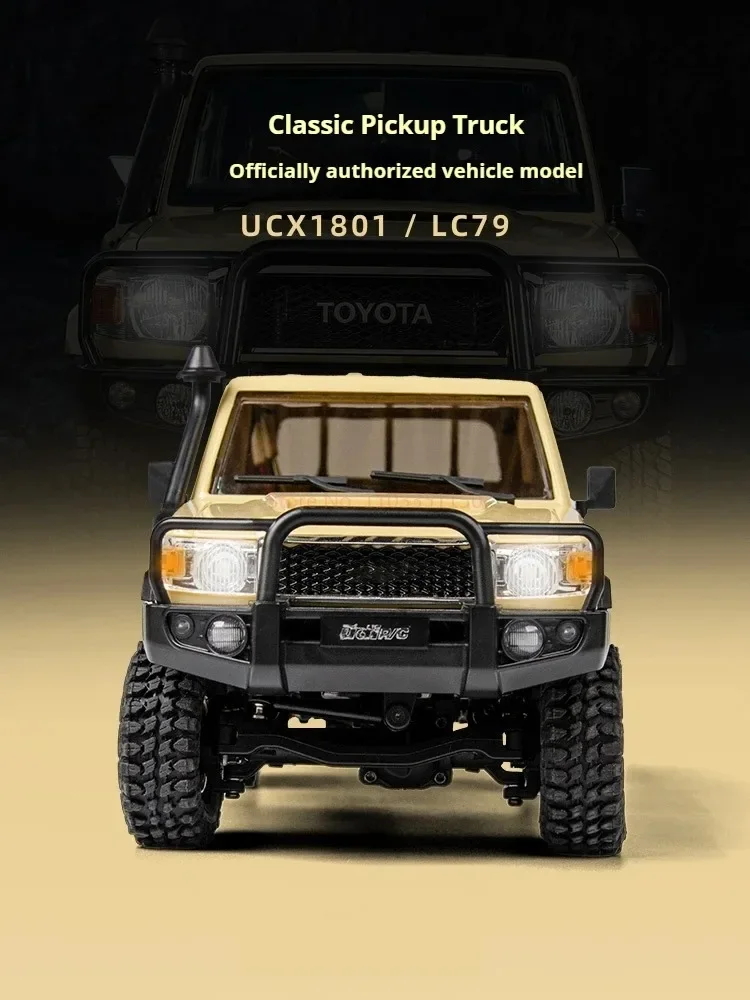 1:18 Land Cruiser LC79 Scale Detail RC Crawler 4WD 2.4GHz All-Terrain Slow-Speed Climbing with LED Lights - Image 6