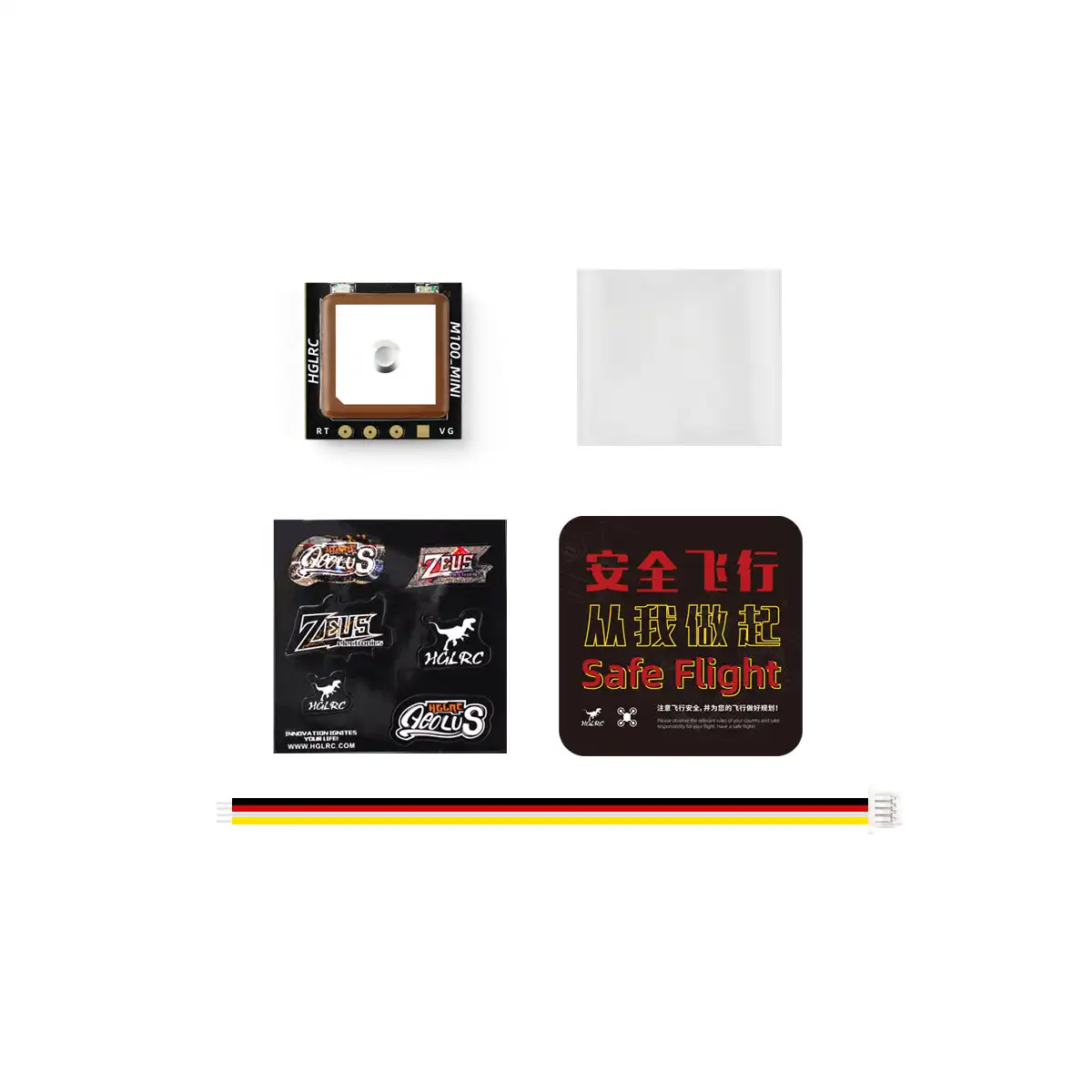 HGLRC M100 MINI GPS Module Built-in Ceramic Antenna for RC Airplane FPV Freestyle Long Range Drones DIY Parts - Image 6