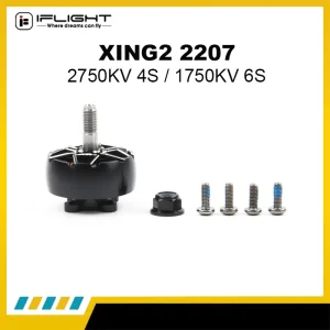 iFlight XING2 2207 2750KV 4S / 1750KV 6S FPV Motor Unibell with 5mm titanium alloy shaft for Nazgul Evoque F5 FPV drone