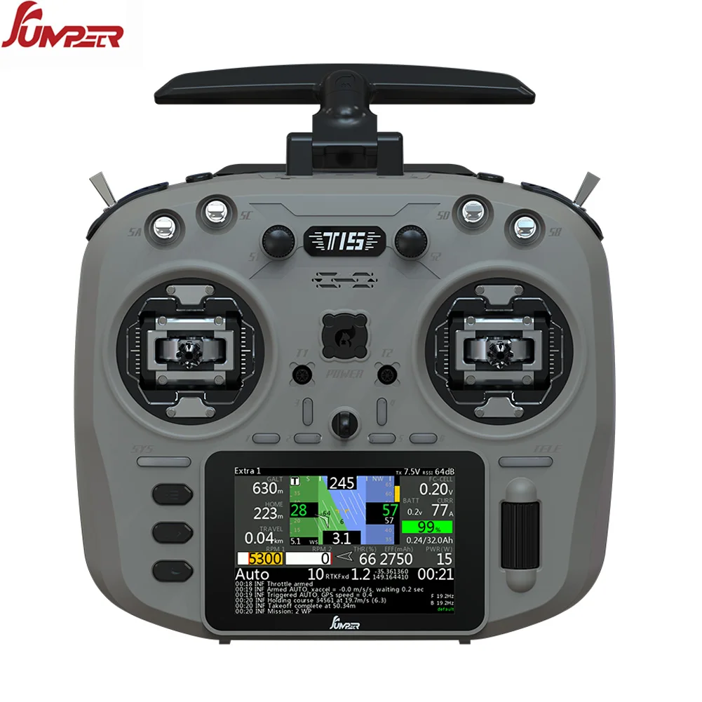 Jumper T15 Hall Sensor Color Screen FPV Radio Controller EDGETX/ELRS Transmitter Remote Control For RC Drone - Image 2