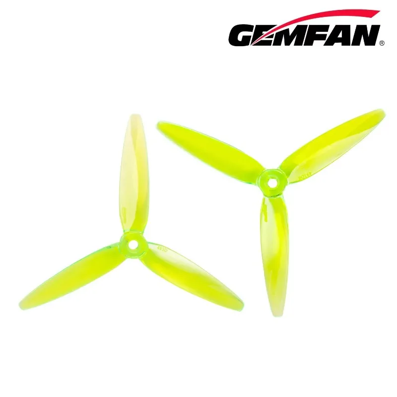 Gemfan 493D Zoe 4.9 inch 3-Blade Propellers 2 Pairs for 2.5-3.5 inch FPV Drone Freestyle Racing RC Quadcopter Prop - Image 6