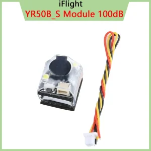 IFlight Fast Finder Buzzer YR50B_S Module 100dB BB Ring LED Light Alarm 100 Decibels Programmable BF F7 for RC FPV Quadcopter
