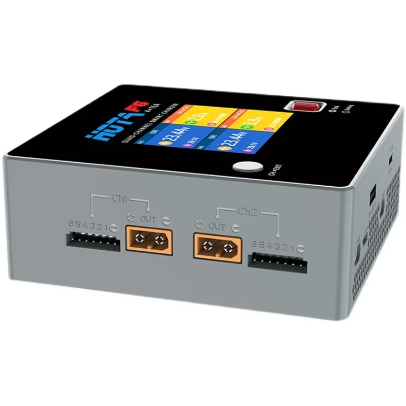HOTA F6 Smart Balance Charger 4x250W/15A with Type-C 2 in 1 XT60 PLUG Lipo LiIon NiMH Battery for iPhone iMac Samsung Charging - Image 2