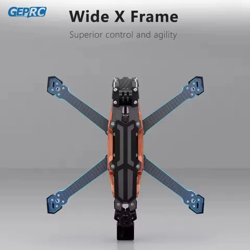 GEPRC GEP-Vapor-X Frame Suitable Vapor-X 5 6 Inch Drone Carbon Fiber RC FPV Quadcopter Helicopter Replacement Accessories Parts - Image 3