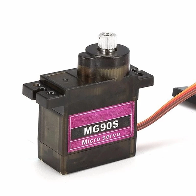 4PCS MG90S Metal Gear RC Micro Servo 13.4g Motor For ZOHD Volantex Airplane For RC Helicopter Car Boat Model Toy Control - Image 5