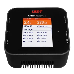 ISDT Q8 Max BattGo 1000W 30A High Power Battery Balance Charger FPV Discharger for 1-8S Lipo Battery FPV Drone Quadcopter DIY