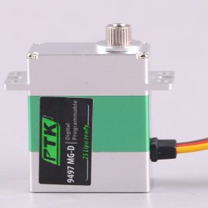 PTK 9497 MG-D 9g Micro Digital Servo Metal Steering Gear Coreless Motor for RC Airplane Fixed Wing Helicopter