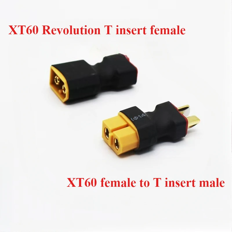 2pcs XT60 Male/Female To T Male/ Female and T-Plug Male/Female To XT60 Male/Female Connector Conversion Adapter for RC Battery - Image 6
