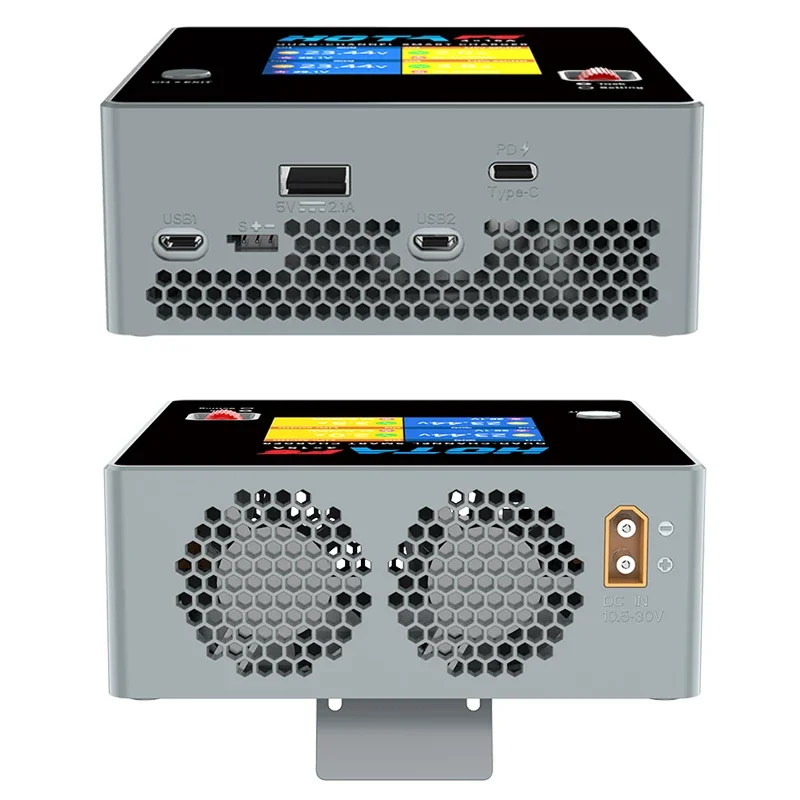HOTA F6 Smart Balance Charger 4x250W/15A with Type-C 2 in 1 XT60 PLUG Lipo LiIon NiMH Battery for iPhone iMac Samsung Charging - Image 3