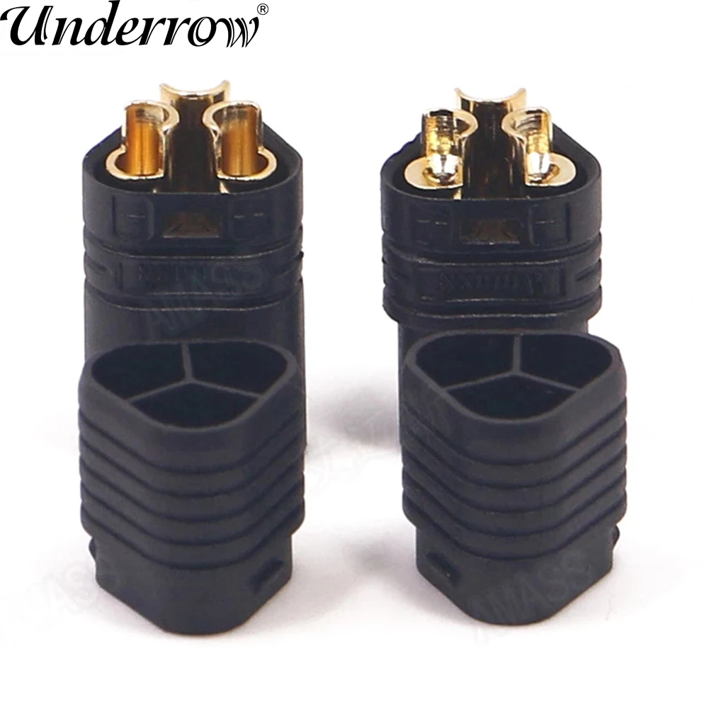 5pair/lot AMASS MT60 3.5mm 3 Pole Bullet Connector Plug With Sheath Set for RC Multicopter Quadcopter Airplane ESC Accessories - Image 2