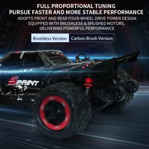 4WD RC Climbing Off-Road Toy Vehicle 1:18 - 60km/h Brushless & 40km/h Brushed Available - Boys' Remote Control Car