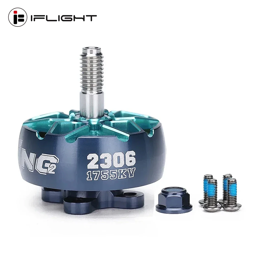 IFlight XING2 2306 1755KV/ 2555KV 4-6S Brushless Motor 5mm Titanium Alloy Shaft Compatible Nazgul 5inch Propeller for FPV Drone - Image 2