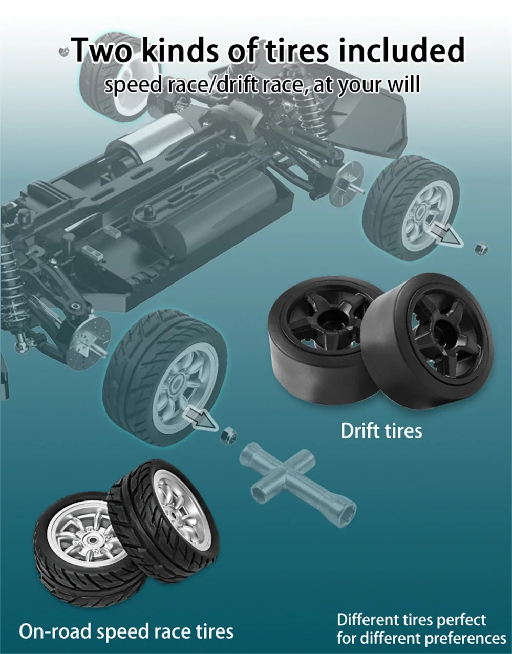 SG PINECONE FOREST 1605/1606 PRO Two Battery RC Car Brushless/Brushed Drift RTR 1/16 2.4G 4WD 50km/h LED Light High Speed Vehicles Models