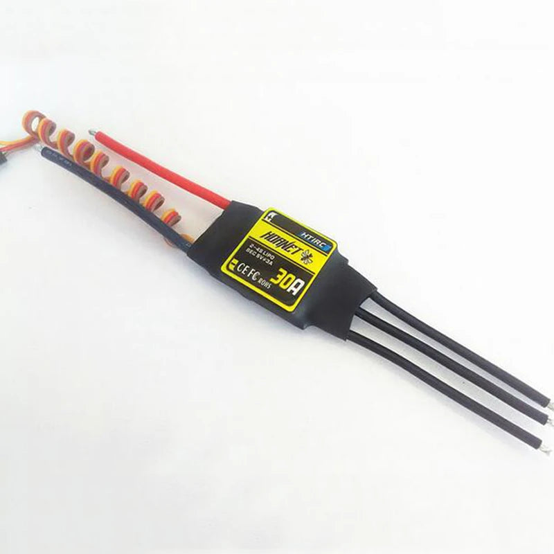 1PCS HTIRC Hornet Fixed Wing Series 12A 20A 30A 40A(2-4S/2-6S) 60A 80A Brushless ESC for RC Model Airplane Helicopter Parts - Image 4