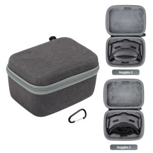 For DJI Avata 2 Goggles 2/3 Bag Case Storage Portable Hard Case Nylon Handle Shock-proof Carrying Box Accessory Goggles 2 3