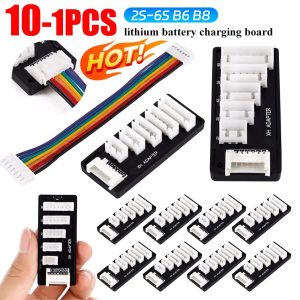 1-10PCS 1S/2S/3S/4S/5S/6S Lipo Battery Balance Charger Cable Lithium Battery Balanced Charger Expansion JST XH Adapter Board