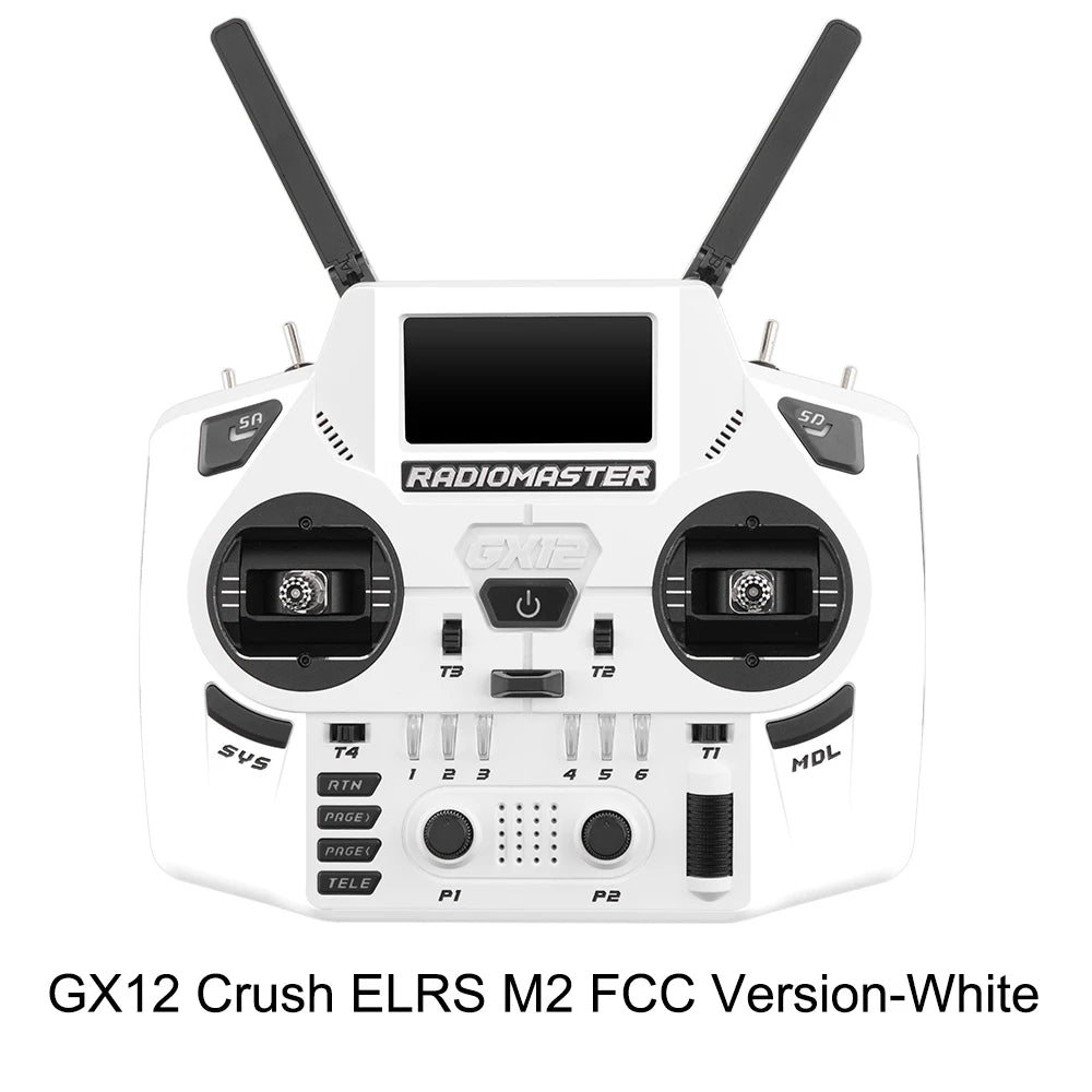 Radiomaster GX12 Crush 1000HZ 3D Digital CNC Hall Gimbal Dual Band Antenna emini XROSSBAND EXpressLRS Radio Controller - Image 10