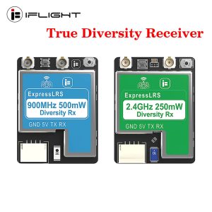 IFlight ExpressLRS ELRS 2.4G/ 868MHz /900MHz True Dual-Antenna Diversity Receiver for RC FPV Drone