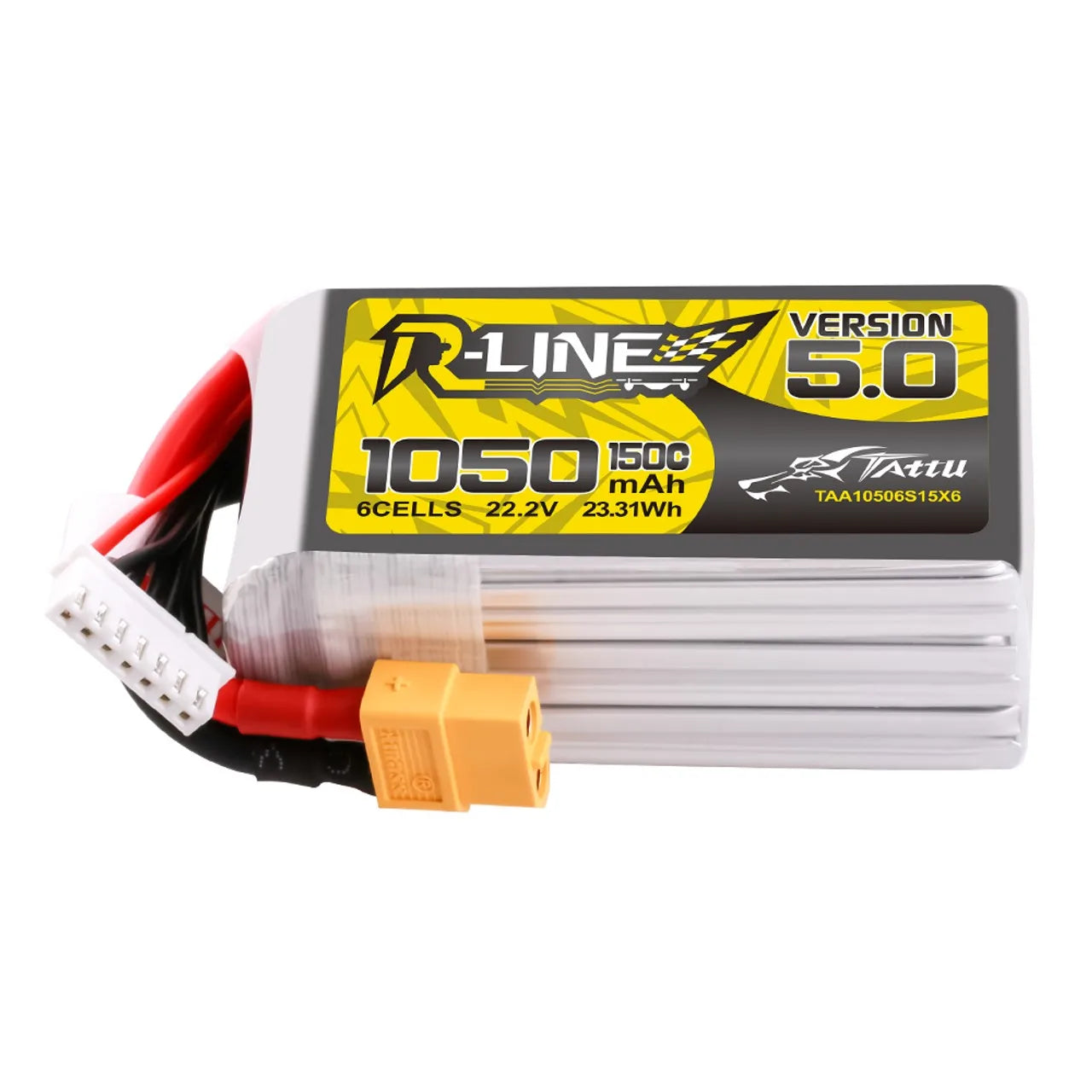Tattu R-Line 5.0 V5 150C 850 1050 1200 1300 1550mAh Lipo Battery 3S/4S/6S XT30 XT60 Plug FPV Racing Drone RC Quadcopter - Image 10