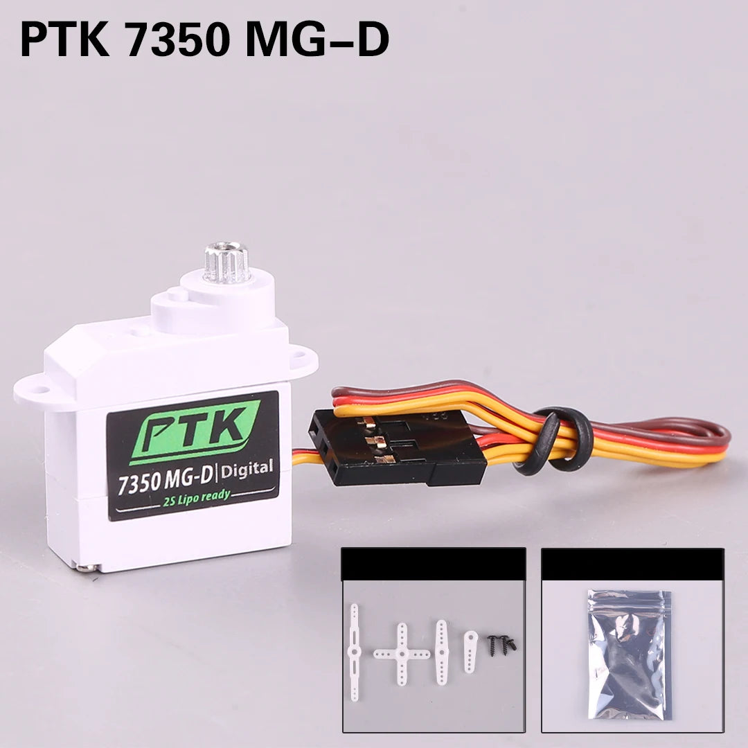 PTK 7350 MG-D 5.5g Digital Servo Metal Gear for EPP F3P F3K F3L F5L Glider indoor plane RC Car Helicopter Robot - Image 7