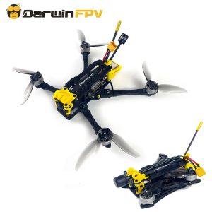 DarwinFPV  FoldApe4 4 Inch Folding Long Range FPV Drone F411 15A ELRS AIO Quadcopter