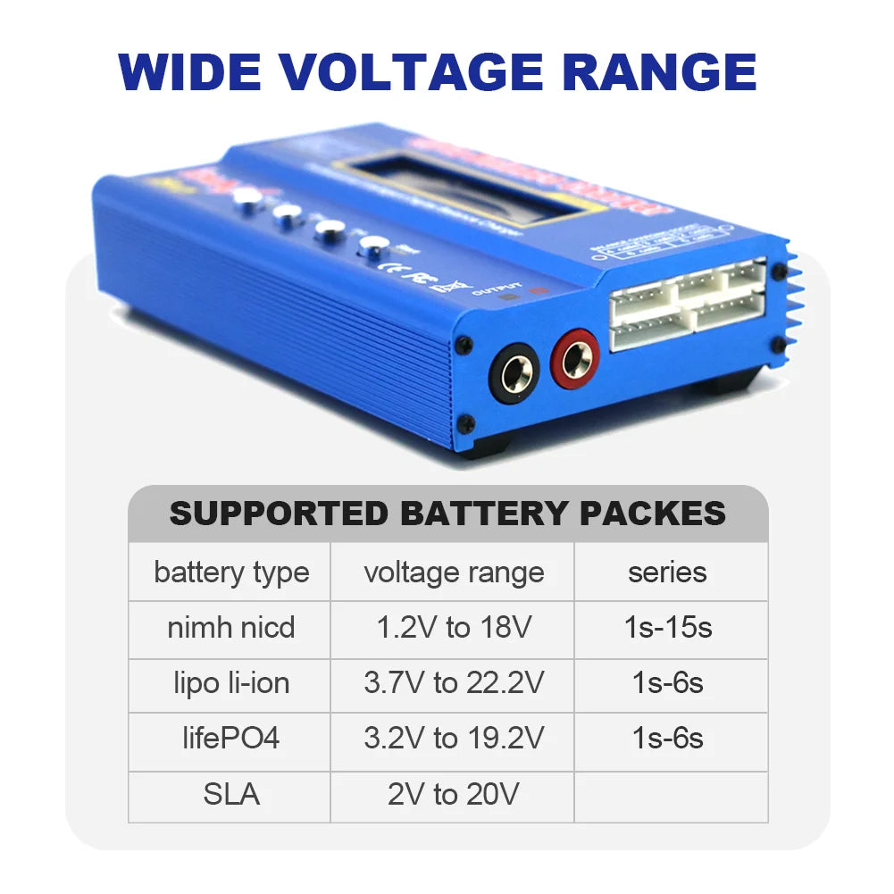 IMAX B6 80W Battery Charger Lipo NiMh Li-ion Ni-Cd Digital Lipro Balance Charger Discharger AC Power 12V 5A Adapter For Rc Car - Image 5