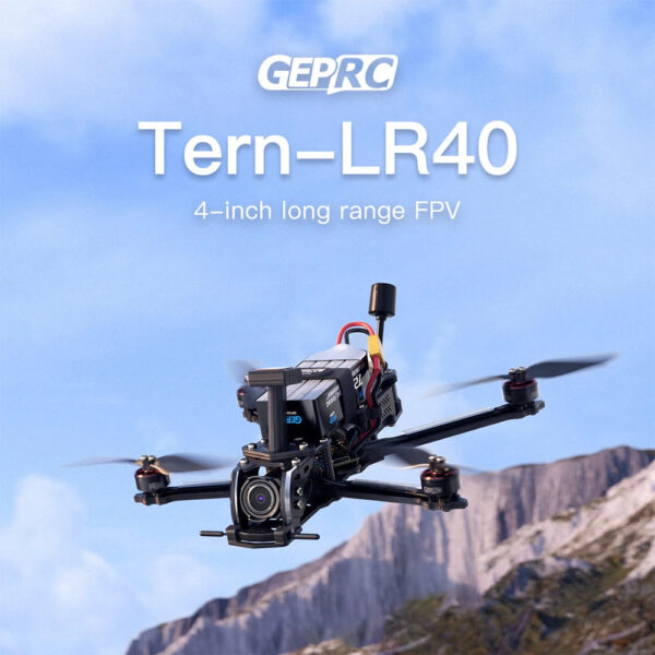 GEPRC Tern-LR40 Analog FPV Drone 4 Inch with GPS D-C-Type Structure/Caddx Ratel2 Camera/Compatible GP Mount/Taker G4 45A AIO