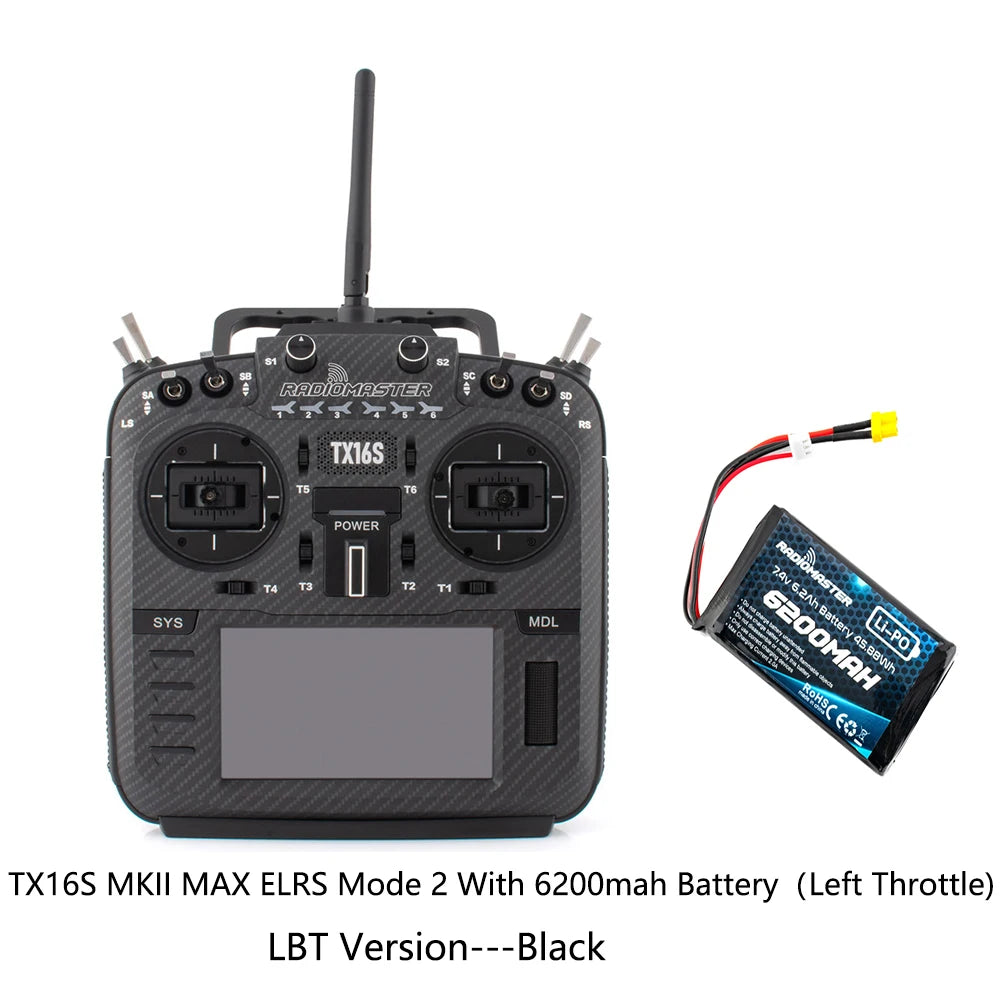 RadioMaster TX16S MKII MAX Radio Control System ExpressLRS Multi-protocol 4in1 - Image 16