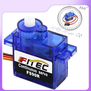 Feetech Mini FS90R Micro Servo 360 Degree Continuous Rotation RC Servo Motor 9g for Arduino Robotic Helicopter Airplane Boat DIY