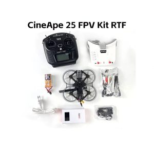 DarwinFPV CineApe 25 112mm 4S Cinematic Whoop Analog/ AVATAR MINI HD 1504 3600KV Motor FPV Racing RC Drone FPV Kit RTF