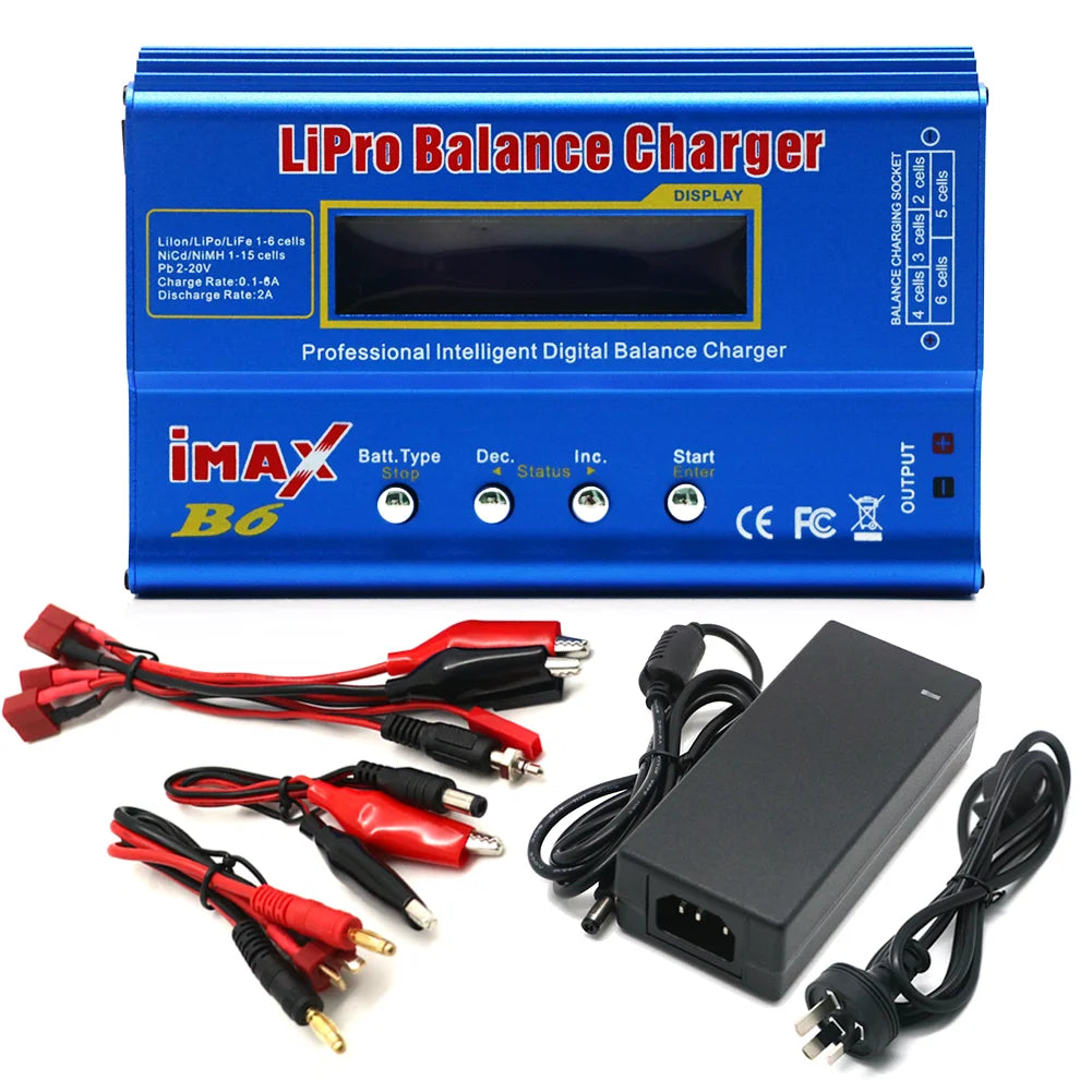 IMAX B6 80W Battery Charger Lipo NiMh Li-ion Ni-Cd Digital Lipro Balance Charger Discharger AC Power 12V 5A Adapter For Rc Car - Image 2