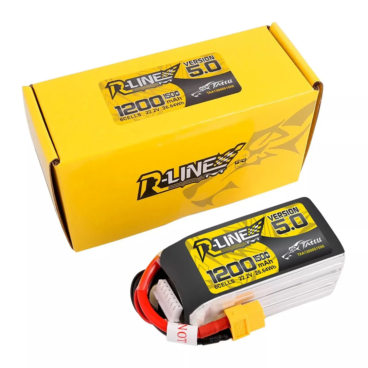 Tattu R-Line 5.0 V5 150C 850 1050 1200 1300 1550mAh Lipo Battery 3S/4S/6S XT30 XT60 Plug FPV Racing Drone RC Quadcopter - Image 11