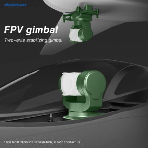 UAV Car Drone PTZ Camera with Gimbal Stand Two-Axis Stabilization Digital Image Transmission for Aerial Photography