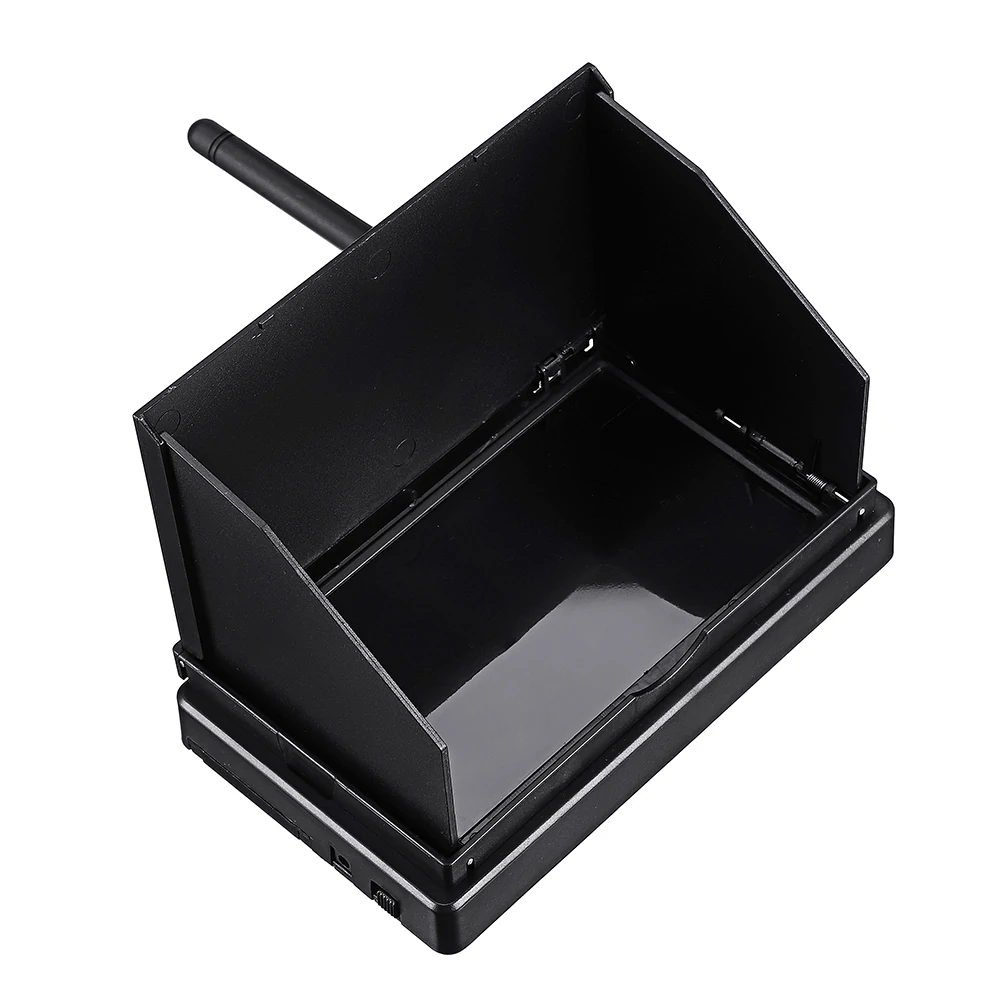 JINJIEAN 5.8G 48CH 4.3 Inch LCD 480x272 16:9 NTSC/PAL FPV Monitor Auto Search With OSD Build-in Battery for RC Drone
