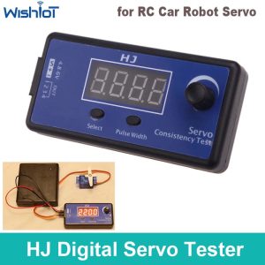 HJ Digital Servo Tester Portable ESC Consistency Control Tester for RC Helicopter Airplane Car RC Helicopter Tester Tool