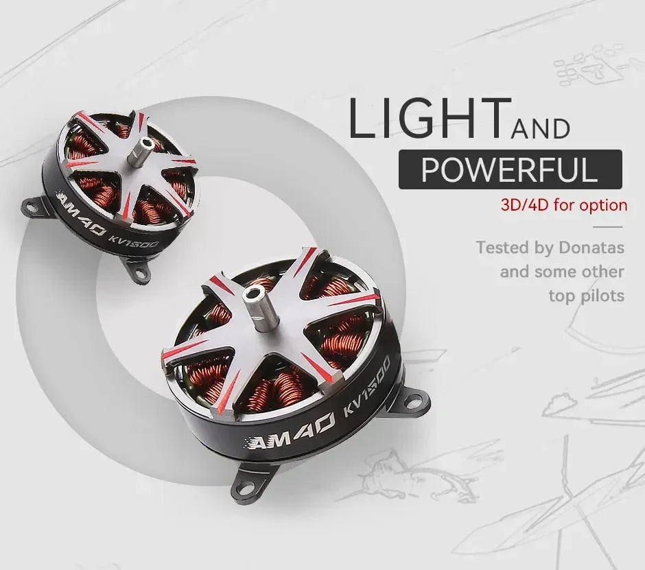 T-MOTOR AM40 BPP PRO Combo (AM40 Brushless Motor+AM16A ESC+T8542/T8044 Prop) for RC Drone F3P Indoor Flight - Image 4