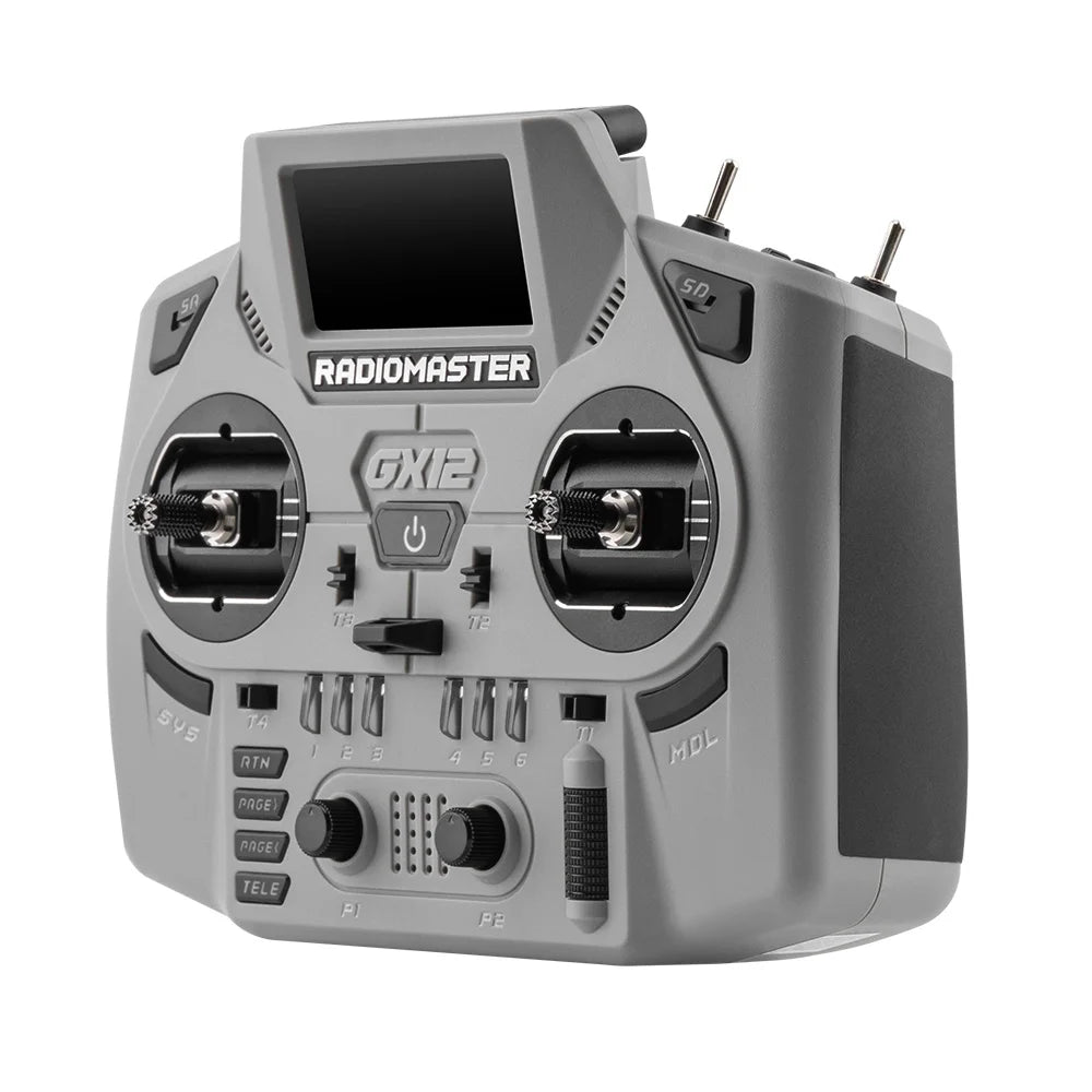 Radiomaster GX12 Crush 1000HZ 3D Digital CNC Hall Gimbal Dual Band Antenna emini XROSSBAND EXpressLRS Radio Controller - Image 4