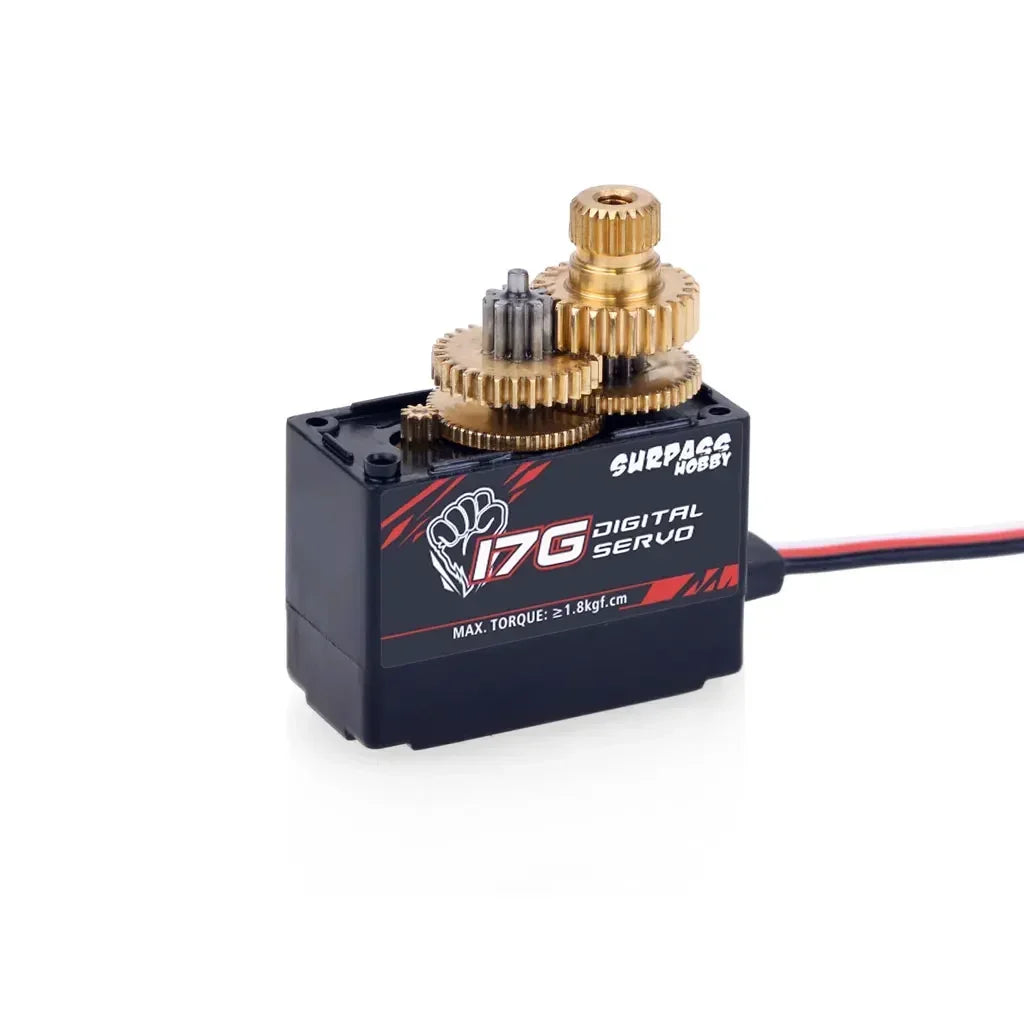 SURPASS HOBBY 17G Plastic / Metal Gear Mini Digital Servo for 1/18 1/16 1/14 RC Car Truck Airplane Robot D90 MN WPL SCY MJX JJRC - Image 2
